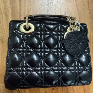 Black Quilted Handbag